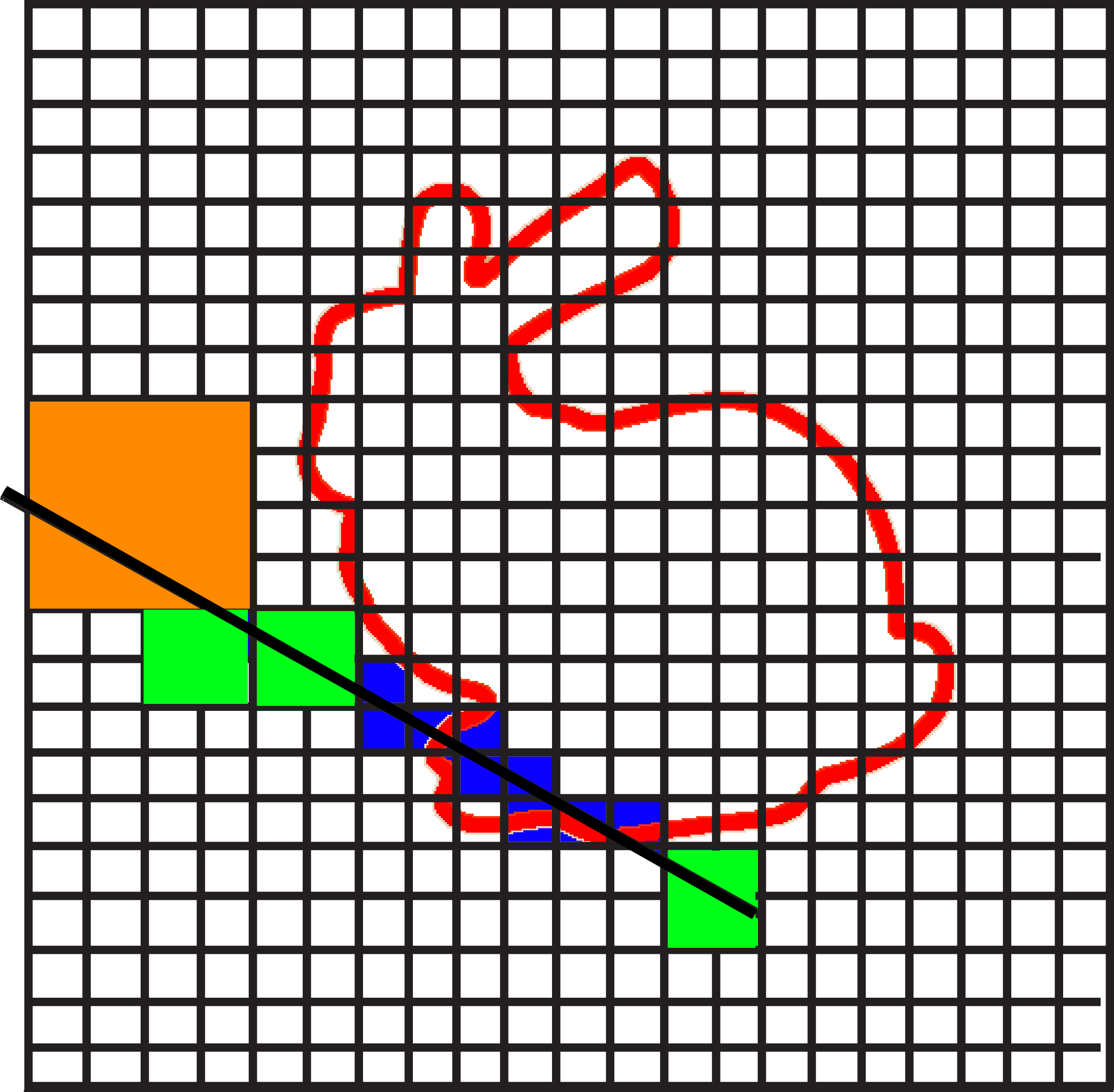 Distance field traversal